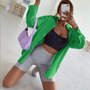 SHEIN oversized button down